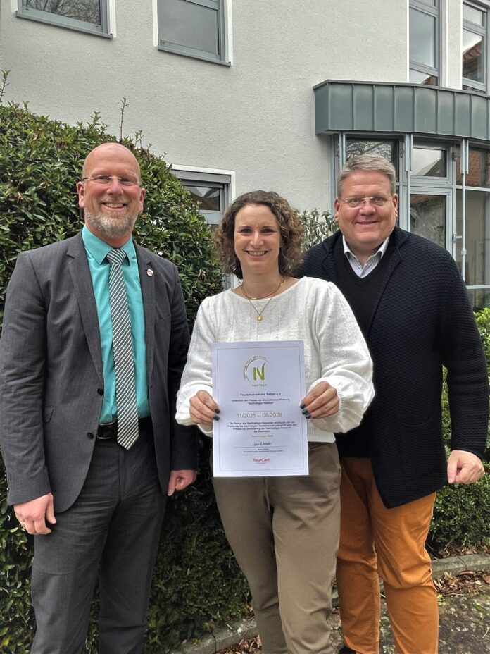 Bild von links: Marko Steiner (stellv. Vorsitzender), Clarissa Schablowski (Geschäftsführerin), Kai Abruszat (Vorsitzender)