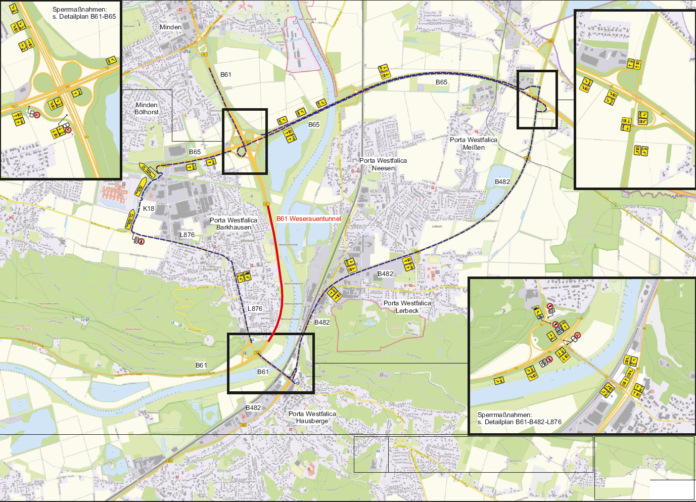 Umleitungsplan Straßen.NRW